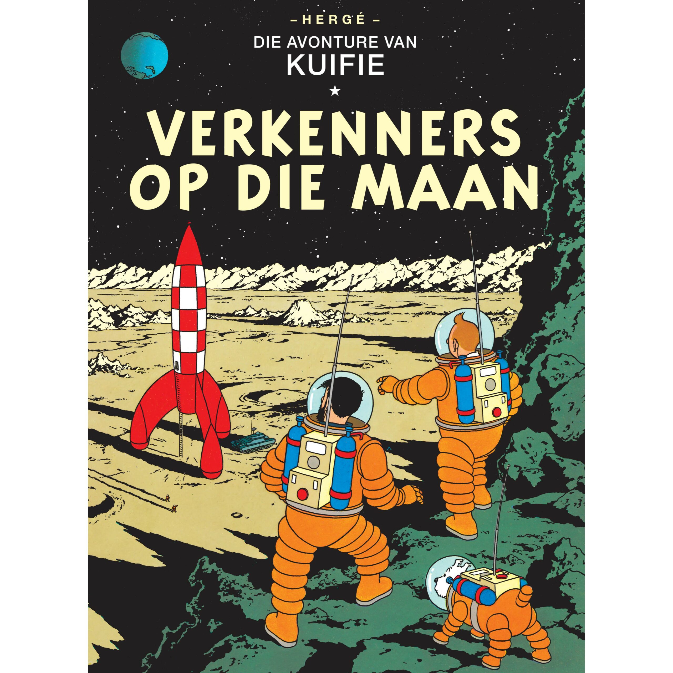 Die avonture van Kuifie: Verkenners op die maan (17)