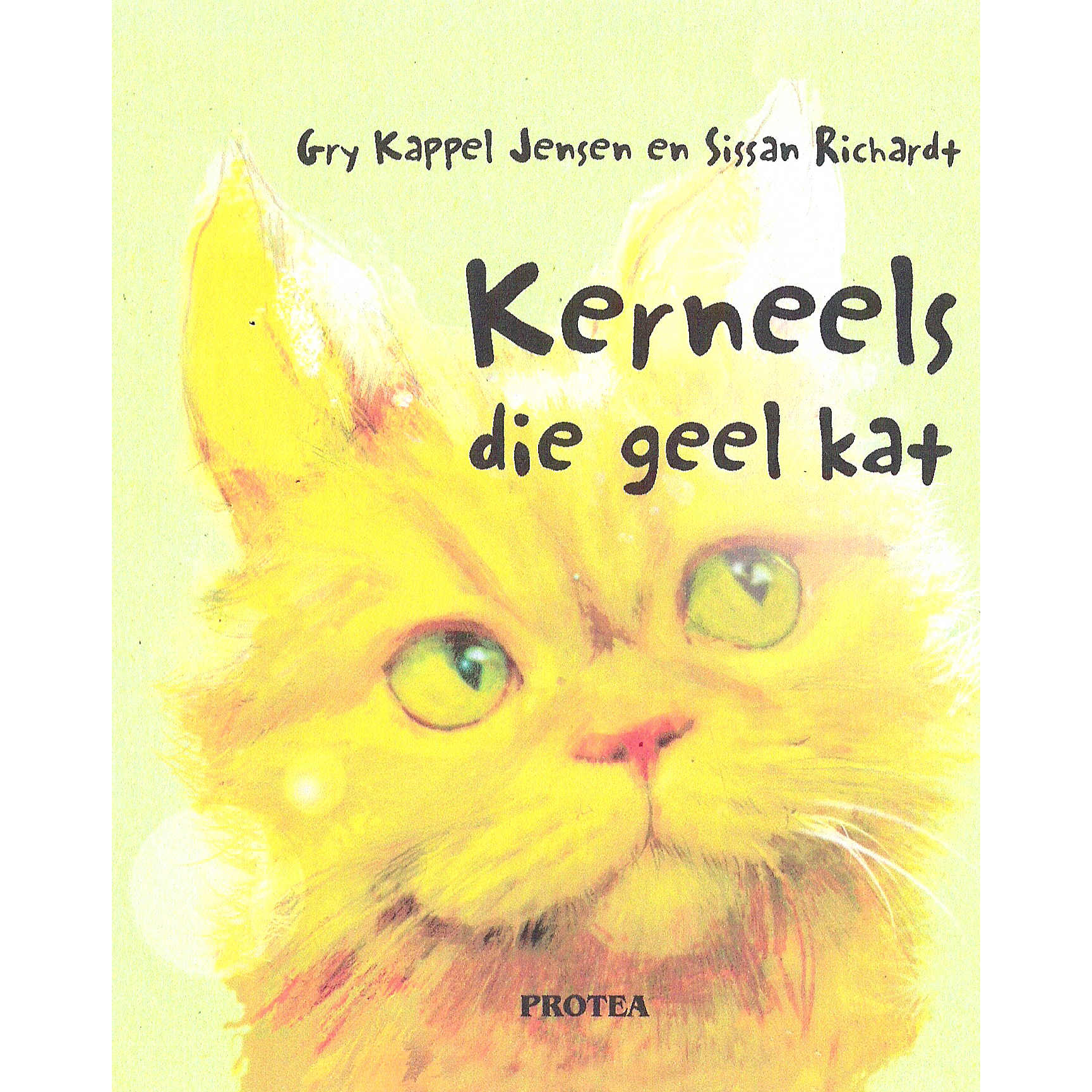 Kerneels die geel kat
