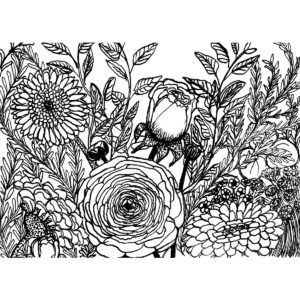 Where There's Light-kaartjie: Blomtuin